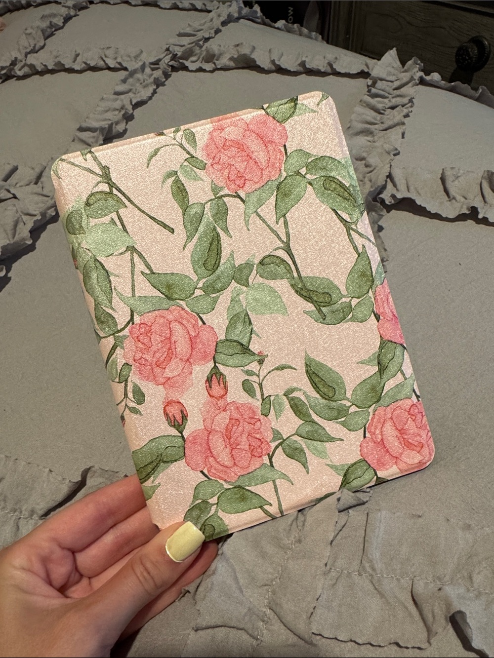 page the shop Floral Pink Rose Kindle 11th generation case